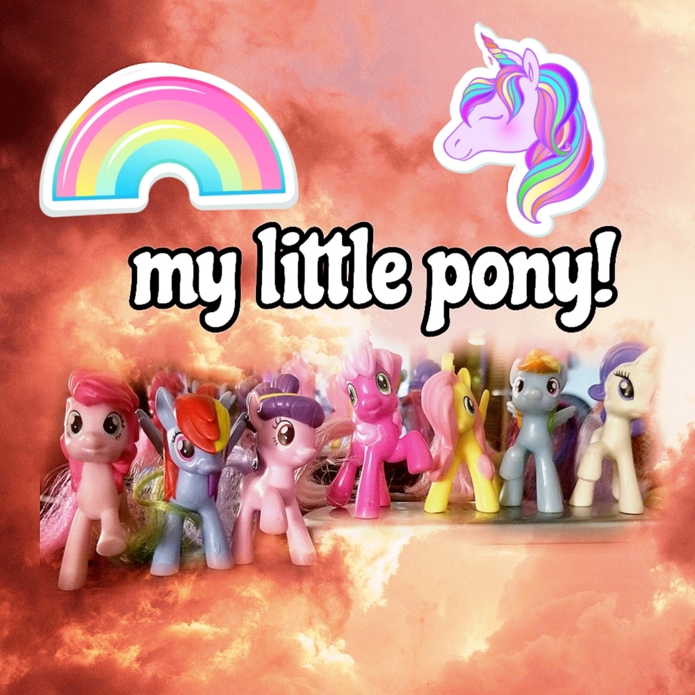 Lot of 7 MLP ponies!